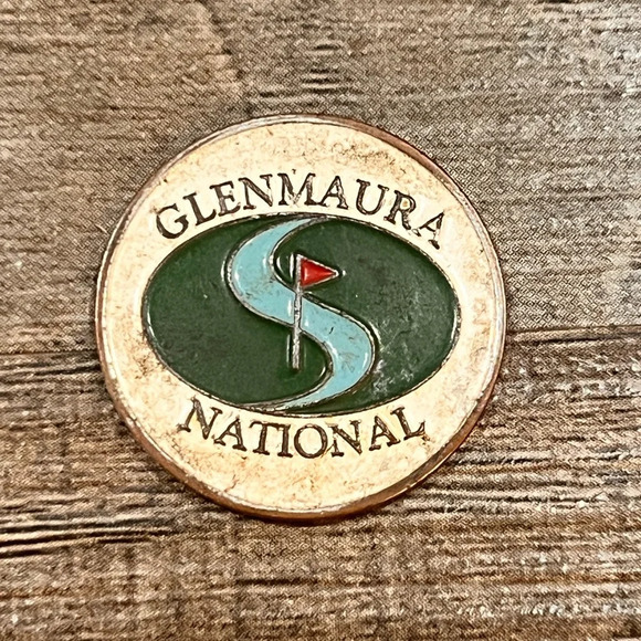 Glenmaura National Golf Club Coin Style Golf Marker - Picture 1 of 2